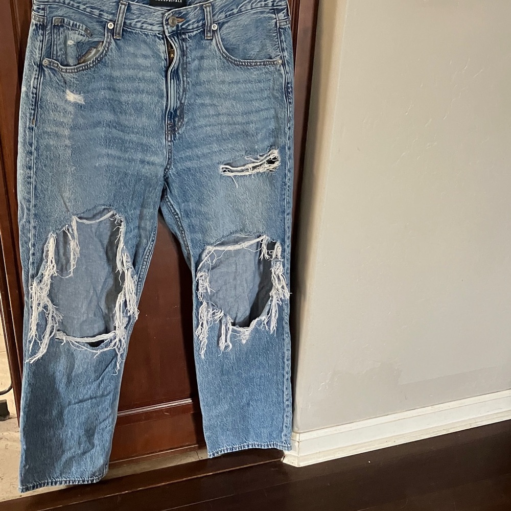 Aeropostale Light Blue Distressed Jeans